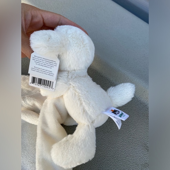 Jellycat Bashful Lamb Lovey Plush
Security Blanket Soother Ivory
White - Picture 2 of 7